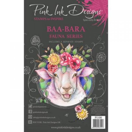 baa-bara - Pink Ink Designs Clear Stamp Set PI100